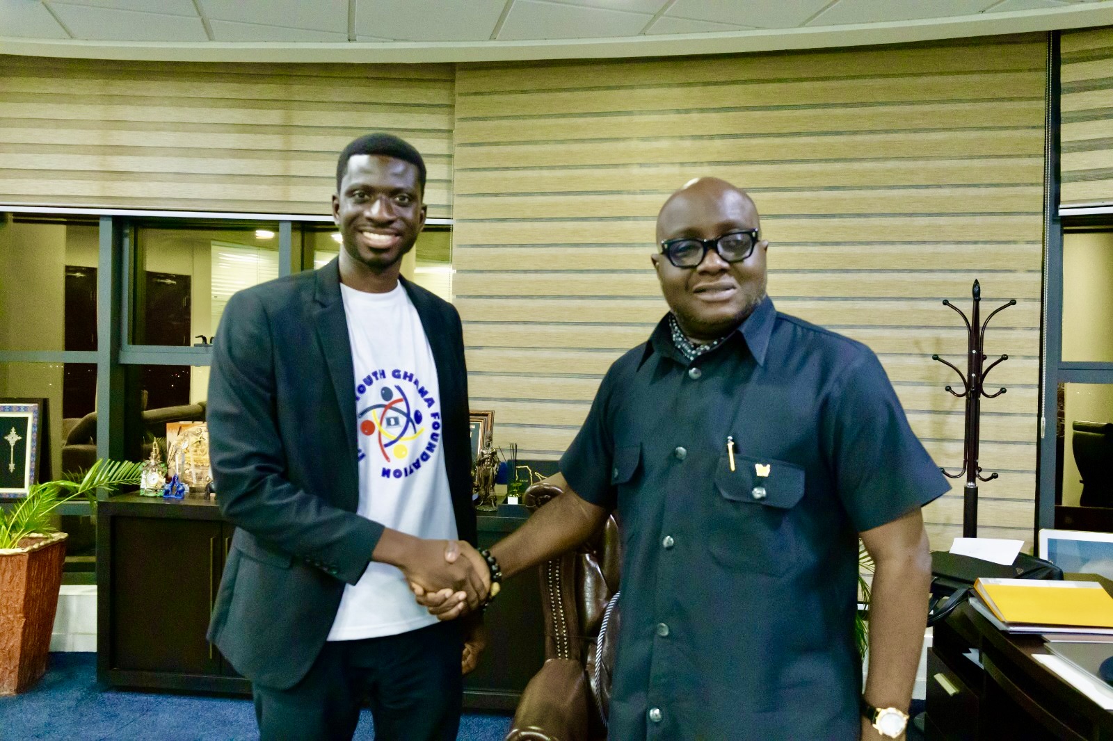 Honorable Lawyer Mike Oquaye supports I.T. For Youth Ghana towards our Matriculation and Funraining Program
