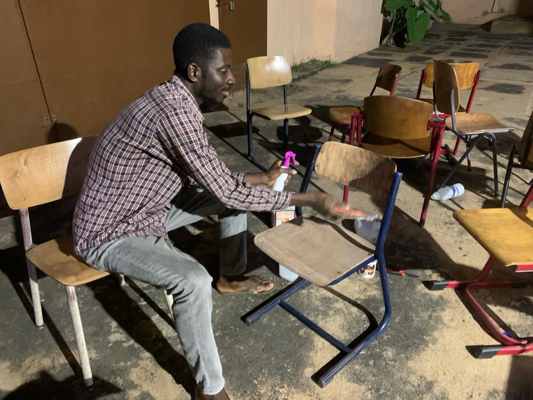 SOS Foundation (Mr. Samuel Osei Sarkodie) supports I.T. For Youth Ghana towards the purchase of chairs for our lecture rooms.
